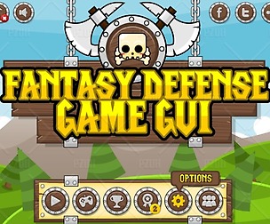 Fantasy Defense - Game GUI