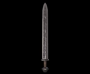 Classic Slavic sword lowpoly