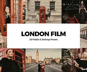 20 London Film Lightroom Presets and LUTs