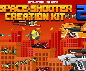 Space Shooter Creation Kit 2 - Side Scrolling