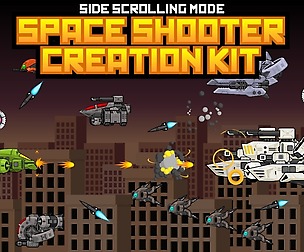 Space Shooter Creation Kit 5 - Side Scrolling