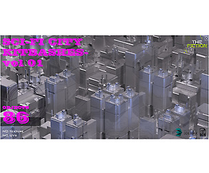 50 Kitbash Sci Fi Buildings -Kit 1