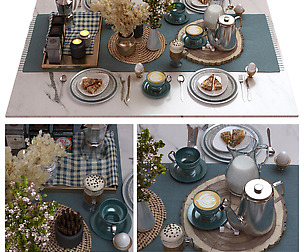 breakfast table set 012