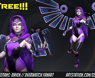 Raven_Overwatch_Fanart