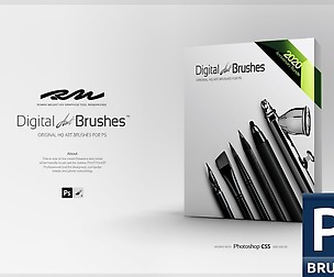RM ★ Digital ART Brushes (for Photoshop) CE