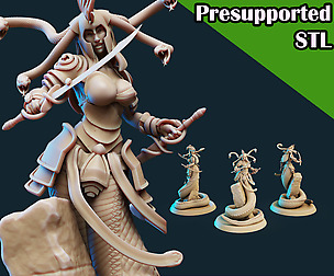 Medusa Elite Sword Pose 1