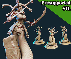 Medusa Elite Sword Pose 2