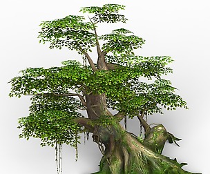 Game Ready Fantasy Tree 01