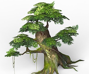 Game Ready Fantasy Tree 02