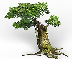 Game Ready Fantasy Tree 04