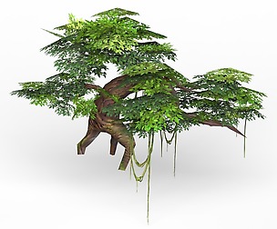 Game Ready Fantasy Tree 07