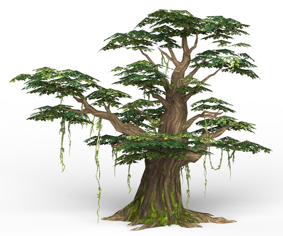 Game Ready Fantasy Tree 09