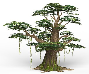Game Ready Fantasy Tree 09