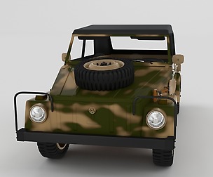 VW Type 181 Army with interior top up