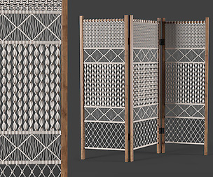 Macrame Room Divider