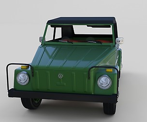 VW Type 181 with interior top up