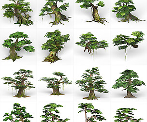 Game Ready Fantasy Tree Collection