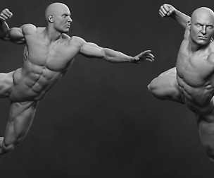 Dynamic Male Anatomy for Artists in Zbrush