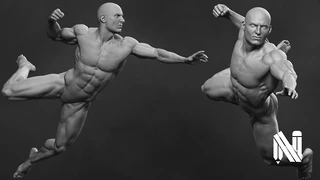 Dynamic Male Anatomy for Artists in Zbrush cover