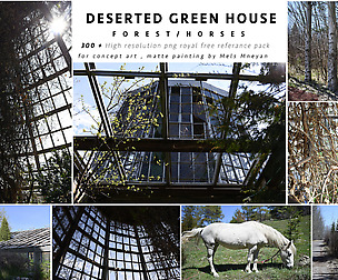 Deserted Green House /forest /