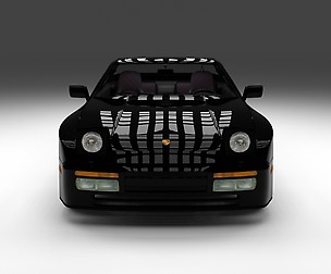 Porsche 944 turbo with interior