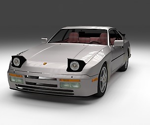 Porsche 944 Turbo S with interior