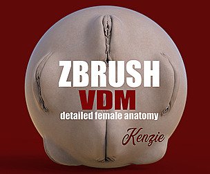 Kenzie- Female Anatomy ZBrush VDM