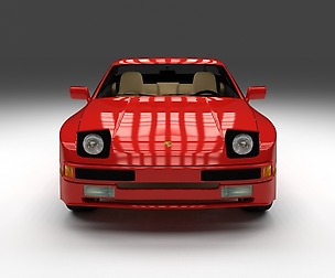 Porsche 944 with interior