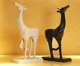 Giraffes ornaments crafts animal models