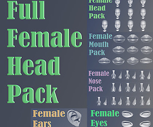 Full Female Head Pack