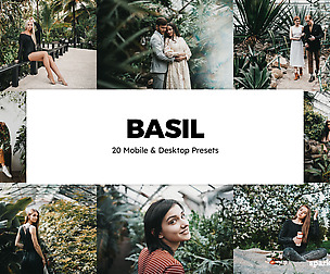 20 Basil Lightroom Presets and LUTs