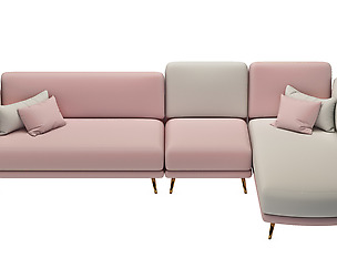 Velvet Upholstered Sofa Homary