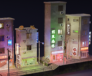 Cyberpunk Buildings Pack And Scene