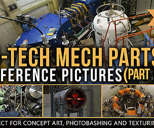 240+ Hi-Tech Mech Parts (Part I)