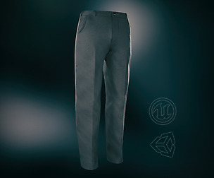 Black Suit Pants