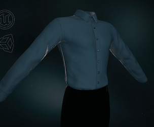 Blue Suit Shirt
