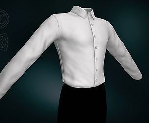 White Suit Shirt