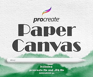 Procreate Paper Canvas - Watercolor Paper Texture