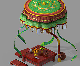 Wine table with umbrella 35