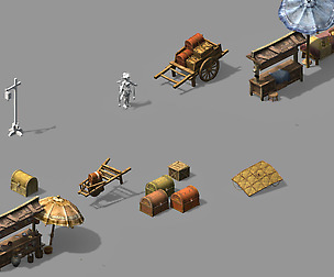 Props-Trolleys-Hawkers-Treasure Boxes