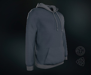 Blue Hoodie