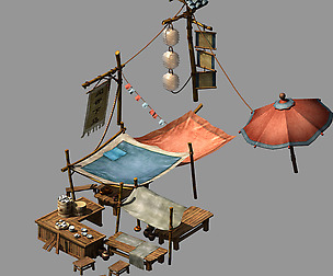 Dongshi-Mosquito-repellent- incense-bun stall