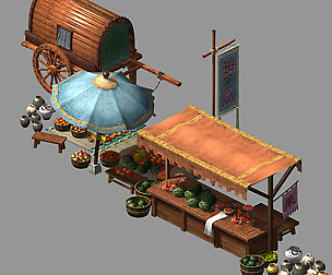 East City-Watermelon Stand