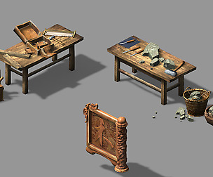 Woodcarving-carpentry-stonemason-table