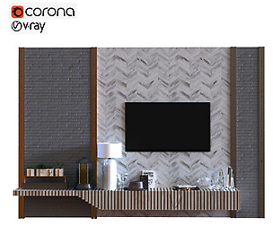 tv wall set 014