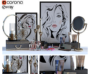 Cosmetics decoration set 015