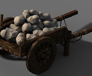 Rail-fuel-coal cart 12