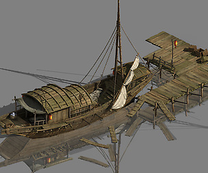 Traffic-transport-ship-port corridor
