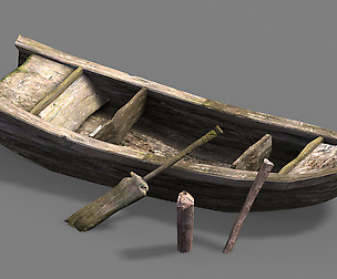 Traffic-Transportation-Small Fishing Boat 485