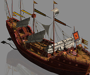 Wooden Ship-Battle Ship 01